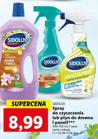 Lidl Spray uniwersalny mydło marsylskie sidolux oferta