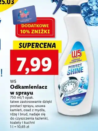 Lidl Płyn do mycia kabin prysznicowych w5 oferta