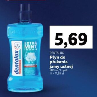 Lidl Dentalux Płyn do płukania jamy ustnej 500ml oferta