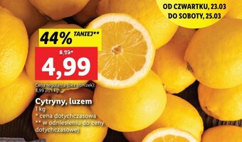 Lidl Cytryny 1kg oferta