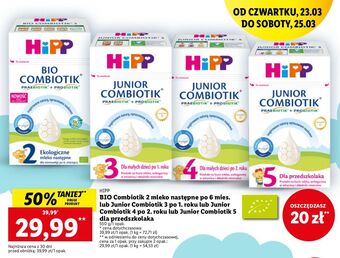 Lidl Mleko 2 hipp bio combiotik oferta