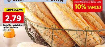 Lidl Bagietka rustykalna z oliwą oliwek oferta