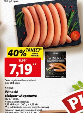 Lidl Winerki cielęco-wieprzowe deluxe oferta