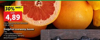 Lidl Grapefruit czerwony oferta
