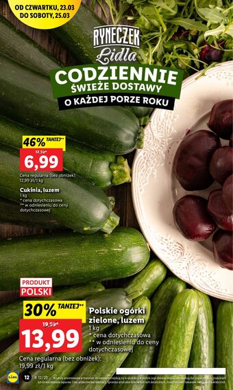 Lidl Cukinia oferta