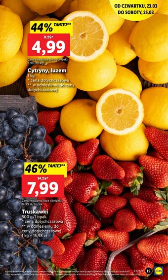 Lidl Cytryny oferta