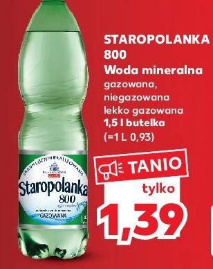 Kaufland Woda niegazowana oferta
