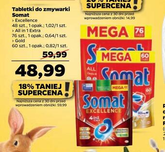 Tabletki do zmywarki somat