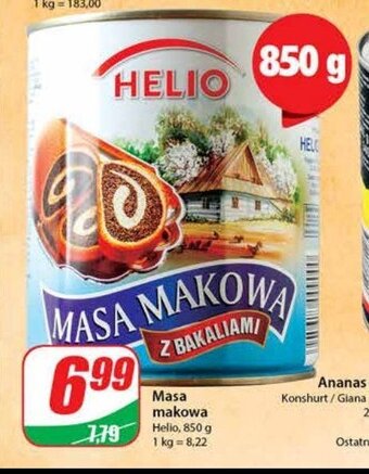 Dino Masa makowa z bakaliami oferta