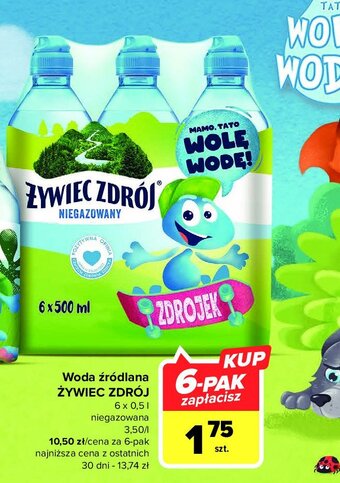 Carrefour Woda niegazowana oferta