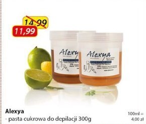 Pasta do depilacji alexya