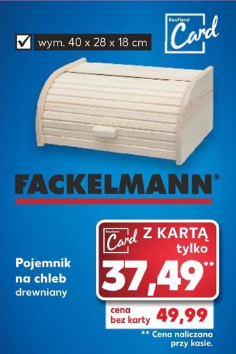 Kaufland Pojemnik na chleb fackelmann oferta