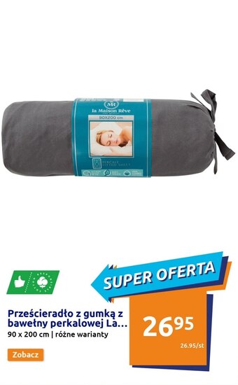 Action Prześcieradło z gumką oferta