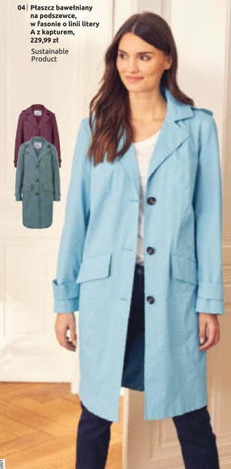 BonPrix Płaszcz damski bonprix oferta
