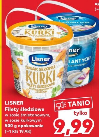 Kaufland Filety śledziowe lisner oferta