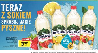 Carrefour Woda brzoskwiniowa żywiec zdrój z nutą... oferta