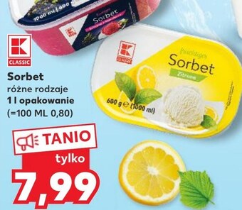 Kaufland Sorbet oferta