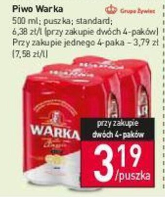 Stokrotka Grupa Żywiec Piwo Warka 500 ml oferta