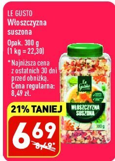 ALDI Włoszczyzna suszona oferta