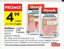 Auchan Kiełbasa krakowska z pieprzem oferta