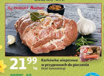 Auchan Karkówka wieprzowa w przyprawach oferta