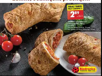 Biedronka Ciastko z pomidorami i mozzarellą oferta