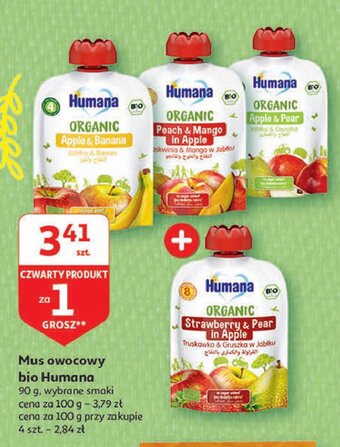 Auchan Mus jabłko-gruszka oferta