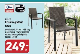 ALDI Krzesło ogrodowe belavi oferta