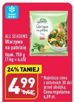 ALDI Warzywa na patelnie all seasons oferta