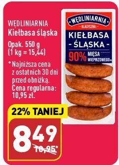 ALDI Kiełbasa ślaska wędliniarnia classic oferta