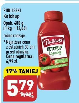 ALDI Ketchup łagodny pudliszki oferta