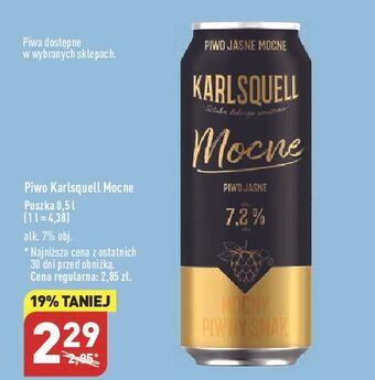 ALDI Piwo karlsquell mocne oferta