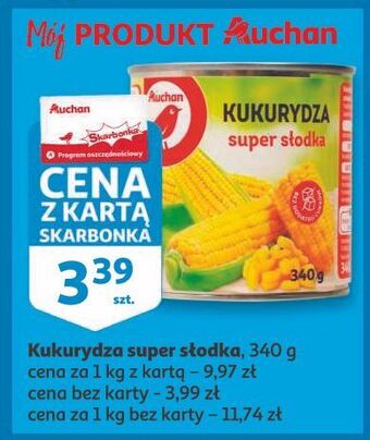 Auchan Kukurydza konserwowa auchan oferta