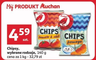Auchan Chipsy fromage auchan oferta