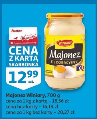 Auchan Majonez dekoracyjny winiary oferta