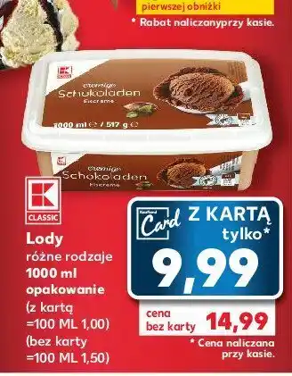 Kaufland Lody premium czekoladowe oferta