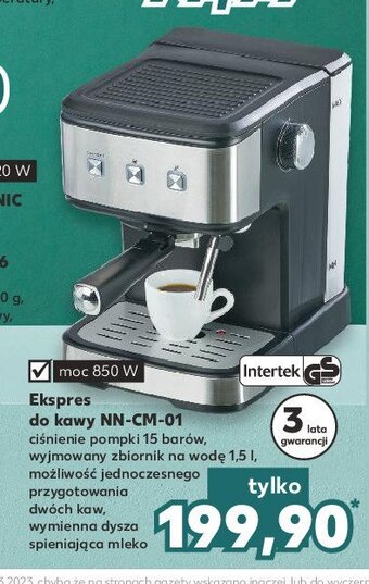 Kaufland Ekspres do kawy nn-cm-01 oferta