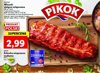 Lidl Żeberka wieprzowe wędzone oferta