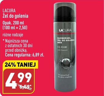 ALDI Lacura Żel do golenia 200ml oferta