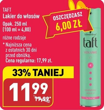 Taft Lakier do włosów 250ml
