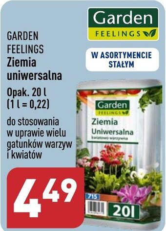 ALDI Garden Feelings Ziemia uniwersalna 20l oferta