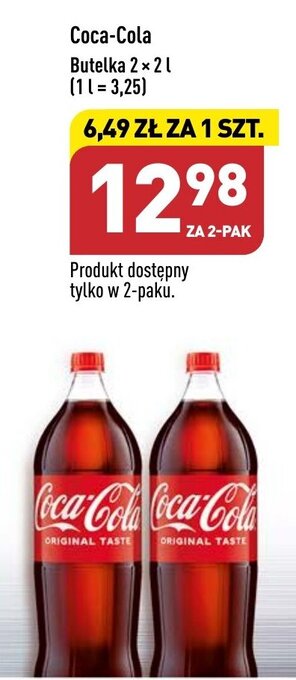 ALDI Coca-Cola 2x2l oferta