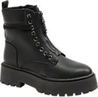 Deichmann Masywne botki sznurowane na grubej podeszwie oferta