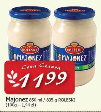Cezar Delikatesy Roleski Majonez 850 ml oferta