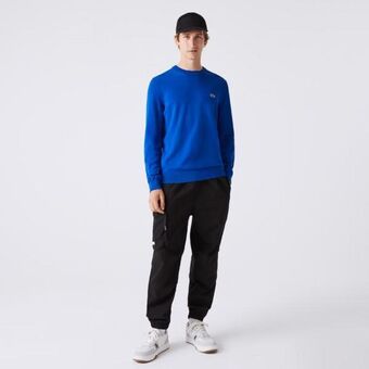 Lacoste Lacoste męski sweter z bawełny organicznej z okrągłym dekoltem oferta