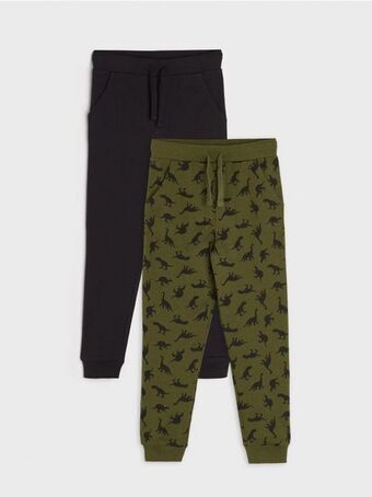 Sinsay Spodnie dresowe jogger 2 pack oferta