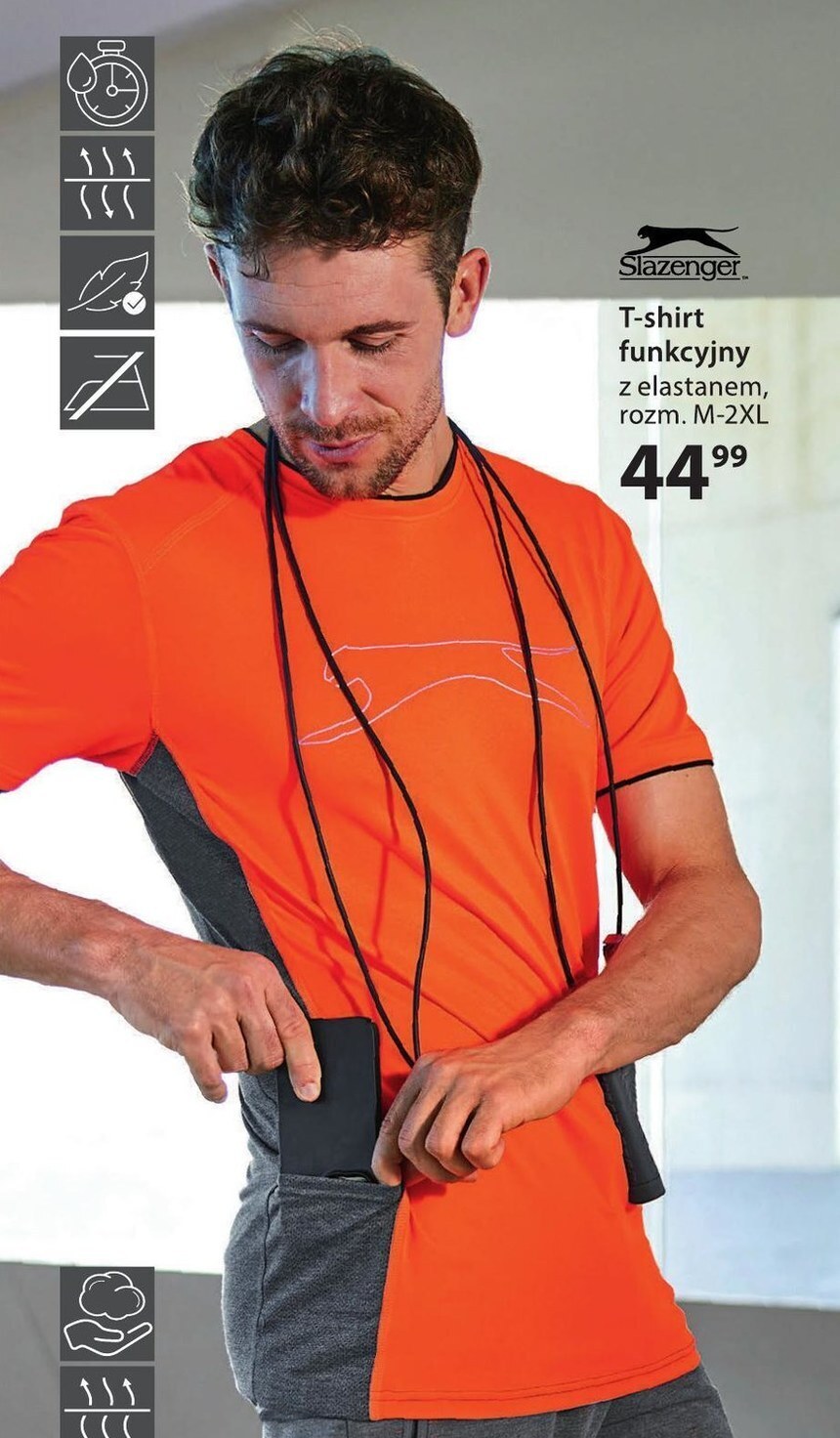 NKD T-shirt męski slazenger oferta