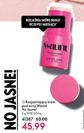 Oriflame Krem pod oczy oferta
