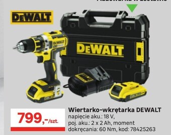 Wiertarko-wkrętarka dewalt