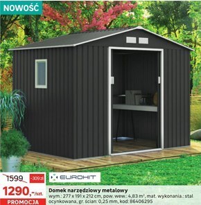Leroy Merlin Domek ogrodowy oferta